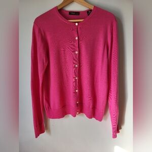 Valerie Stevens Pink Cardigan